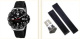 Ремень Tag Heuer FT6024, из каучука, черный