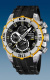 Ремень Festina BC07860, из каучука, черный, размер 23 мм
