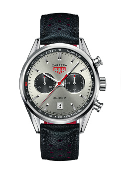Ремень Tag Heuer FC6182, из кожи телёнка, черный