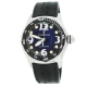 Ремень Corum 0480/90475, из каучука, черный, размер 24/20 мм