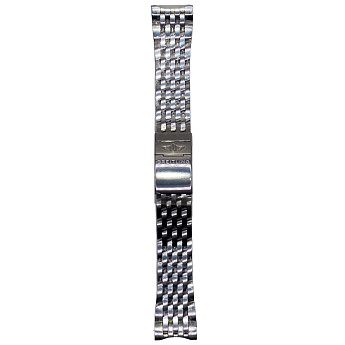 Браслет Breitling 453A, из стали, стальной, размер 24 мм
