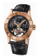Ремень Corum 0480/00166, из кожи аллигатора, черный, размер 22/18 мм