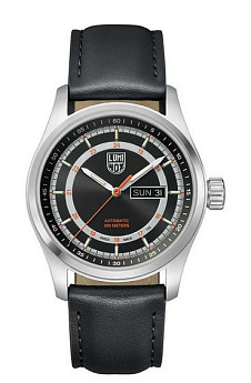 Ремень Luminox FE1800.22Q, из кожи телёнка, черный, размер 24/20 мм