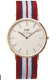 Ремень Daniel Wellington 0312DW, из нейлона, триколор, размер 20 мм