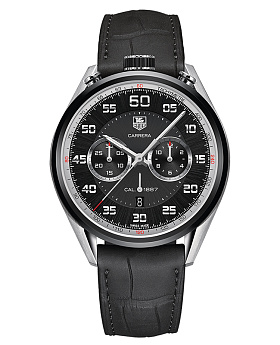 Ремень Tag Heuer FC6327, из кожи, черный