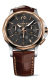 Ремень Corum 0480/00480, из кожи аллигатора, коричневый, размер 22/18 мм