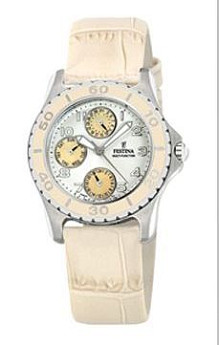 Ремень Festina BC04758, из кожи телёнка, размер 18 мм
