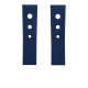 Ремень Breitling 203S, из каучука, синий, размер 20/18 мм