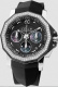 Ремень Corum 0480/00318, из каучука, черный, размер 21/18 мм