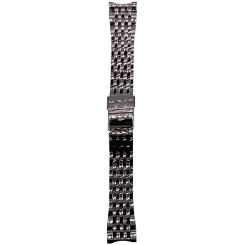 Браслет Breitling 442A, из стали, стальной, размер 22 мм