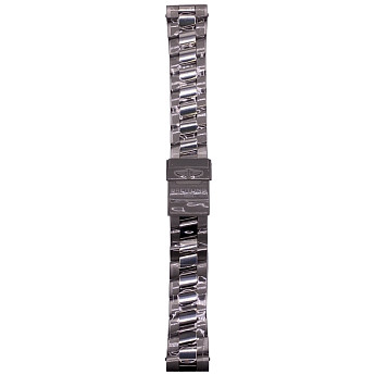 Браслет Breitling 610A, из стали, стальной, размер 18 мм