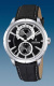 Ремень Festina BC07596, из кожи телёнка, черный, размер 23 мм