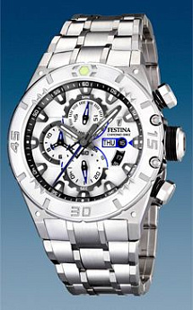 Браслет Festina BA03034, из стали, размер 24 мм