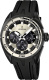 Ремень Festina BC08068, из каучука, черный, размер 23 мм