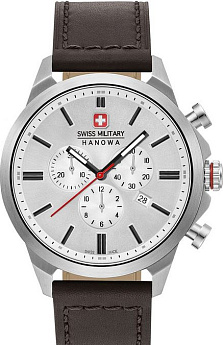 Ремень Swiss Military Hanowa STL 06-4332.04.001, из кожи телёнка, размер 22 мм