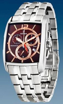 Браслет Festina BA02552, из стали, размер 24 мм