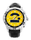 Ремень Tag Heuer BT0712, из каучука, черный, размер 21мм