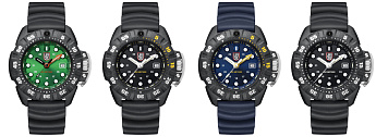 Ремень Luminox FP2403.20Q, из полиуретана, черный, размер 24 мм