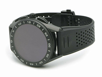 Ремень Tag Heuer BT6235, из каучука, черный