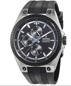 Ремешок из каучука черный 14.80 мм для часов FESTINA SPORT 2015 (F16834/1)