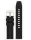 черный полиуретановый ремешок, застежка из нерж. стали, для часов серии 8800, 8880, в чехле, размер 23 мм