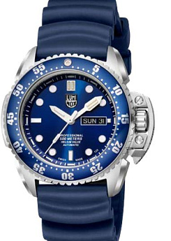 Ремень Luminox FP2403.40Q, из полиуретана, синий, размер 24 мм