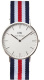 Ремень Daniel Wellington DW00200016, из нейлона, триколор, размер 20 мм