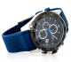 Ремень Festina BC09946, из каучука, синий, размер 25 мм
