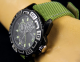 Ремень Festina BC07742, из кожи телёнка, зеленый, размер 24 мм