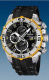 Ремень Festina BC07860, из каучука, черный, размер 23 мм
