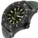 Ремень Breitling 181SS, из каучука, хаки, размер 24/20 мм, под пряжку