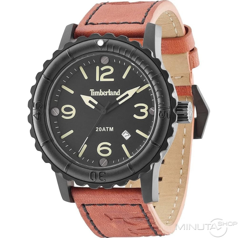 Ремень Timberland 03-TBL.14324JSB/02-LEA, из кожи телёнка, коричневый
