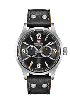 Ремешок из кожи теленка для часов Swiss Military Hanowa Undercover Multifunction