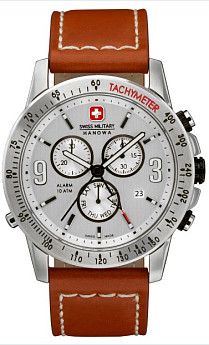 Ремень Swiss Military Hanowa STL 06-4143.04.001, из кожи телёнка, коричневый