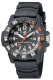 Ремень Luminox FPX.3800.35Q.K, из полиуретана, оранжевый, размер 24 мм