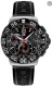 Ремень Tag Heuer BT0717, из каучука, черный, размер 22 мм