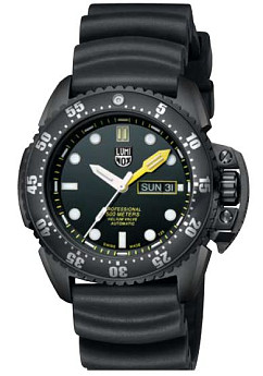 Ремень Luminox FP2403.20B, из полиуретана, черный, размер 24 мм