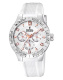 Ремень Festina BC07565, из каучука, белый, размер 15 мм
