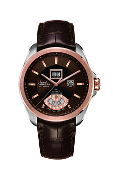 Ремень Tag Heuer FC6231, из кожи, коричневый