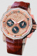 Ремень Corum 0480/00059, из кожи аллигатора, коричневый, размер 22/20 мм