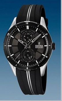 Ремень Festina BC08958, из каучука, белый, размер 21 мм