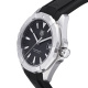Ремень Tag Heuer BT0712, из каучука, черный, размер 21мм