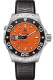 Ремень Tag Heuer FT6015, из каучука, черный, размер 21/18 мм