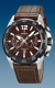 Ремень Festina BC09009, из кожи телёнка, коричневый, размер 25 мм