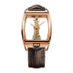 Ремень Corum 0480/00471, из кожи аллигатора, коричневый, размер 19/18 мм
