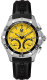 Ремень Tag Heuer BT0712, из каучука, черный, размер 21мм
