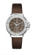 Ремень Tag Heuer FC6221, из кожи телёнка и сатина, коричневый