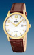 Ремень Festina BC07005, из кожи телёнка, коричневый, размер 21 мм