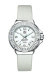 Ремень Tag Heuer FC6219, из кожи телёнка и сатина, белый