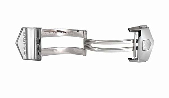 браслетная застежка Tag Heuer из сатинировано-полированной нерж. стали (FC5036)